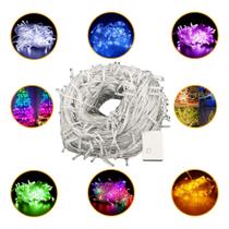 Pisca Pisca 100 Lâmpadas LED Colorido 9 Metros 127V com 8 Funções Pisca Pisca 100 Lâmpadas LED Colorido 9 Metros 127V com 8 Funções