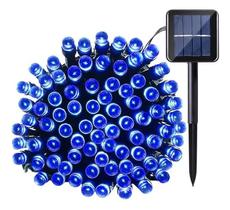 Pisca Pisca 100 Lâmpadas Led Solar Cordão Natal Prova D'água 8 Funções 10m Pisca Pisca 100 Lâmpadas Led Solar Cordão Natal Prova D'água 8 Funções 10m