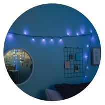 Pisca Pisca 100 LEDs 10m 8 Funções Natal Festa Jardim Varanda 220V