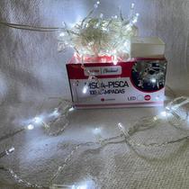 Pisca Pisca 100 Leds 220v Branca 8 metros