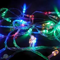 Pisca Pisca 100 Leds Cordão Diamante Colorido RGB Natal 5m 220V Pisca Pisca 100 Leds Cordão Diamante Colorido RGB Natal 5m 220V