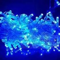 PISCA PISCA 100LED CORDÃO 110V FIO TRANSPARENTE 9 metros AZUL PISCA PISCA 100LED CORDÃO 110V FIO TRANSPARENTE 9 metros AZUL