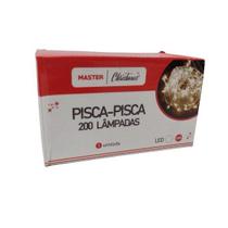 Pisca Pisca 200 lâmpadas LED Branco Quente