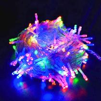 Pisca Pisca 220v Natal Led 100 Lâmpadas 8 funções 9 Metros Colorido