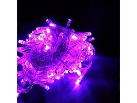 Pisca Pisca 220v Natal Led 100 Lâmpadas 8 funções 9 Metros Várias Cores roxo