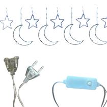 Pisca Pisca 3m 8 Tiras Estrela Branco Frio 127V