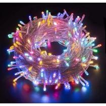 Pisca Pisca 8 Funções 8M 127V 220V 100 Leds Luz De Natal Forte Iluminação Fio Transparente Pisca Pisca 8 Funções 8M 127V 220V 100 Leds Luz De Natal Forte Iluminação Fio Transparente
