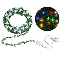 Pisca Pisca Abelha Led Natal Decoração 3 metros Cordão Ramo Colorido Pisca Pisca Abelha Led Natal Decoração 3 metros Cordão Ramo Colorido