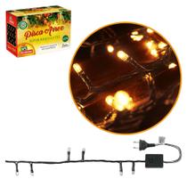 Pisca Pisca Arroz 100 Leds Branco Quente 4,1M - 127v