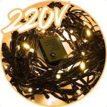 Pisca pisca arvore de natal fio verde 100 leds warm 10 metros 220v ref.: 85106 Pisca pisca arvore de natal fio verde 100 leds warm 10 metros 220v ref.: 85106