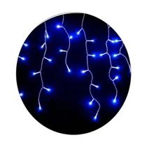 Pisca Pisca Azul Cascata 100 Leds 8 Funções Fio Branco 2.50 Metros 127V V8 Pisca Pisca Azul Cascata 100 Leds 8 Funções Fio Branco 2.50 Metros 127V V8