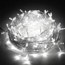 Pisca pisca branco frio de árvore de natal 9 metros 220V Led - luz branca luzinha Pisca pisca branco frio de árvore de natal 9 metros 220V Led - luz branca luzinha