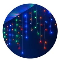Pisca-pisca Cascata 100 Leds 220V Colorido 8 Funções 2,3m Pisca-pisca Cascata 100 Leds 220V Colorido 8 Funções 2,3m