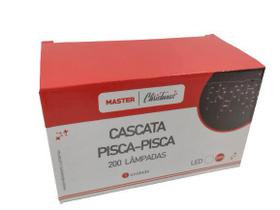 Pisca Pisca Cascata 200 lâmpadas LED Branco Frio - Rio Master