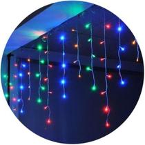 Pisca Pisca Cascata de LED Colorido - 240 lâmpadas
