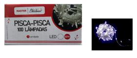 Pisca Pisca com 100 Lâmpadas Led Decorativa Cor Branco 8 MT - 127V