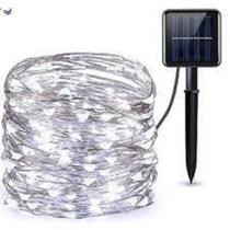 Pisca pisca conjunto natalino lampada 100 led solar ip 65