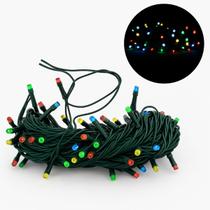 Pisca Pisca Cordão Luz 50 Led Varal 5m Natal 110v 8 Funções Pisca Pisca Cordão Luz 50 Led Varal 5m Natal 110v 8 Funções