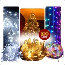 Pisca Pisca Cordão Prova Dagua Natal 9m Led ( Todas Cores )