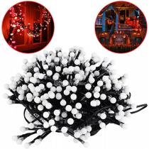 Pisca Pisca Cordão Varal Bolinha 100 Led Vermelho Alto Brilho Para festa Natal - 615