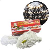 Pisca Pisca Cortina 120 Leds De Natal Ponta Estrela Decoração Natalina Final de Ano127v