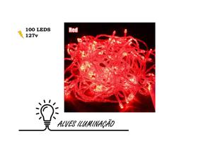 Pisca Pisca de 100 Leds 8 Funções 10 metros 127v para Decoração Pisca Pisca de 100 Leds 8 Funções 10 metros 127v para Decoração