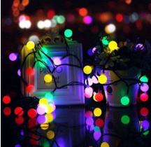 Pisca Pisca De Bola Colorida Para Decoração De Natal Festa Casamento Tamanho 6m 40 LED 110V - Online