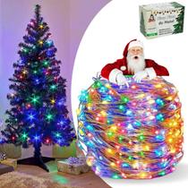 Pisca Pisca De Natal 100 Leds Colorido 127v árvore Decoração