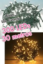 Pisca Pisca De Natal 300 LEDS Bivolt 110v - 220v 8 Funções 30metros IP44 Uso Externo Cordão Pisca Pisca De Natal 300 LEDS Bivolt 110v - 220v 8 Funções 30metros IP44 Uso Externo Cordão