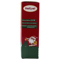 Pisca Pisca de Natal 50 Lâmpadas LED Coloridas Fio Transparente 220v - Festive Pisca Pisca de Natal 50 Lâmpadas LED Coloridas Fio Transparente 220v - Festive