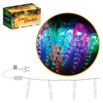 Pisca Pisca de Natal Pendulo Cristal 20 Leds 5 Metros 127V - Art Christmas