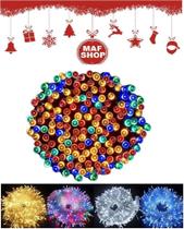Pisca Pisca Decoração Arvore Natal 100 Leds Fio Transparente - Maf Shop