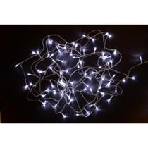 Pisca Pisca em Led 100 Lâmpadas Branco Frio 9Metros 127V Fio Transparente