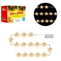 Pisca Pisca Estrela 20 Leds 2M - Amarelo - Casa Bonita