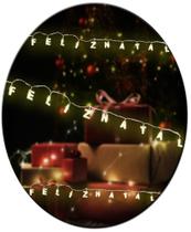 Pisca Pisca Feliz Natal Led Enfeite Decorativo Natalino Casa