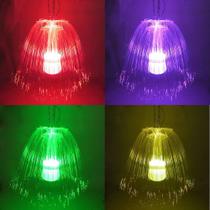 Pisca Pisca Fibra Otica Led Agua Viva RGB Natal Natalino Festa Bivolt