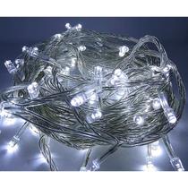 Pisca Pisca Fio Transparente Fixo 100 Leds Branco Externo 220V Pisca Pisca Fio Transparente Fixo 100 Leds Branco Externo 220V