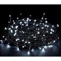 Pisca pisca led 100 lâmpadas fio verde luz vermelha e branca decoração natalina