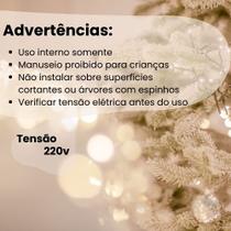 Pisca Pisca LED 100 Luzes 100m Fio Transparente 8 Funções Luz Qeunte Iluminação Natalina e Decorativa 220V