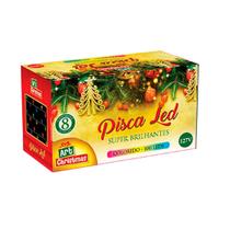 Pisca Pisca Led 100 Luzes Colorido 8m 8 Funções 127V VD - Art Christmas