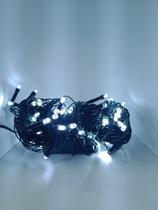 Pisca Pisca LED com 100 Lâmpadas Branco - 10 Metros - 110V ( 8 FUNÇÕES )