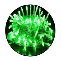 Pisca Pisca Led Verde 100 Lâmpadas 8 Funções 110v Decoração Natalina Enfeite De Natal