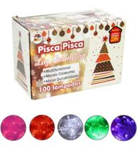 Pisca Pisca Luzes de Natal 100 Lâmpadas de Led 9 metros - Led Branco