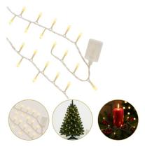 Pisca Pisca Natal 100leds 8mts Transparente Branco Colorido - Branco Pisca Pisca Natal 100leds 8mts Transparente Branco Colorido - Branco