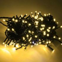 Pisca pisca natal, 10m, 100 leds, 8 funções, fio verde Pisca pisca natal, 10m, 100 leds, 8 funções, fio verde