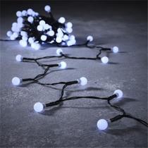 Pisca-Pisca Natal Formato de Bolinha 30 Leds Branco 5m 127v