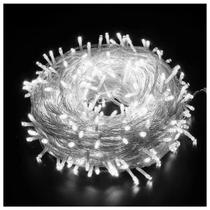 Pisca Pisca Natal Led 100 Lâmpadas 8 funções 9 metros branco 110V