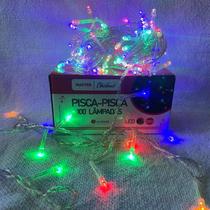 Pisca Pisca Natal Led 100 Leds Colorido 8 funções 220v Pisca Pisca Natal Led 100 Leds Colorido 8 funções 220v