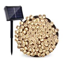 Pisca Pisca Natal Led 200 Lâmpadas Dourado Solar 20m 8 Modos Decoração Enfeite Luzes Externa Jardim Pisca Pisca Natal Led 200 Lâmpadas Dourado Solar 20m 8 Modos Decoração Enfeite Luzes Externa Jardim