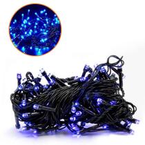 Pisca Pisca Natal Led Azul 100 lâmpadas 127V - Casambiente